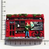 Dublin Ireland Fridge Magnet 3D Resin