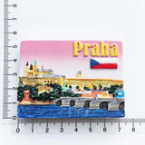 Prague Czech Fridge Magnet 3D Resin