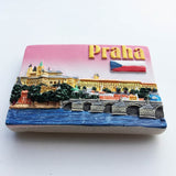 Prague Czech Fridge Magnet 3D Resin