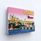 Prague Czech Fridge Magnet 3D Resin