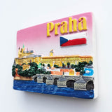 Prague Czech Fridge Magnet 3D Resin