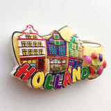 Amsterdam Holland Fridge Magnet 3D Resin