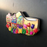 Amsterdam Holland Fridge Magnet 3D Resin