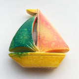 Sailboat New Zealand Fridge Magnet 3D Resin