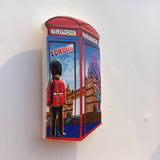 Telephone Box London England UK Fridge Magnet 3D Resin