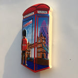 Telephone Box London England UK Fridge Magnet 3D Resin