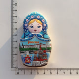 Matryoshka Doll Moscow Russia Fridge Magnet 3D Resin