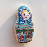 Matryoshka Doll Moscow Russia Fridge Magnet 3D Resin