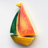 Sailboat New Zealand Fridge Magnet 3D Resin