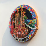 Barcelona Spain Fridge Magnet 3D Resin