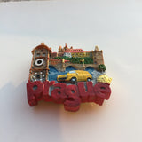 Prague Czech Fridge Magnet 3D Resin