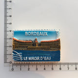 Water Mirror Bordeaux France Fridge Magnet 3D Resin