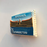 Water Mirror Bordeaux France Fridge Magnet 3D Resin