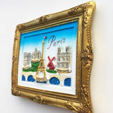 Paris France Fridge Magnet 3D Resin