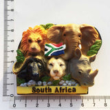 South Africa Fridge Magnet 3D Resin