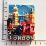 London England UK Fridge Magnet 3D Resin