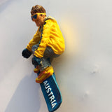 Austria Ski Fridge Magnet 3D Resin