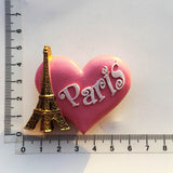 Paris France Fridge Magnet 3D Resin