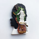 Mozart Salzburg Austria Fridge Magnet 3D Resin