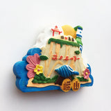 Mount Lao Qingdao China Fridge Magnet 3D Resin