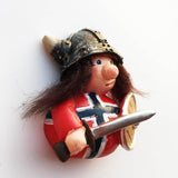 Viking Pirate Norway Sweden Denmark Fridge Magnet 3D Resin