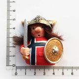 Viking Pirate Norway Sweden Denmark Fridge Magnet 3D Resin