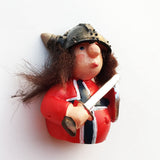 Viking Pirate Norway Sweden Denmark Fridge Magnet 3D Resin