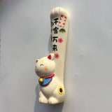 Japan Lucky Cat Fridge Magnet 3D Resin