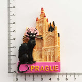 Prague Czech Fridge Magnet 3D Resin