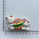 Japan Lucky Cat Fridge Magnet 3D Resin