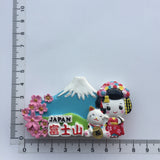 Mount Fuji Japan Fridge Magnet 3D Resin