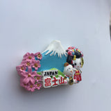 Mount Fuji Japan Fridge Magnet 3D Resin