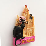 Prague Czech Fridge Magnet 3D Resin