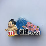 Mount Fuji Sumo Japan Fridge Magnet 3D Resin