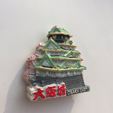 Osaka Castle Japan Fridge Magnet 3D Resin