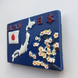 Japan Cherry Fridge Magnet 3D Resin