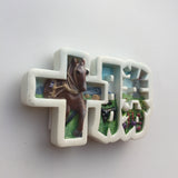 Tokachi Plains Fridge Magnet 3D Resin