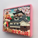 Inuyama Castle Japan Fridge Magnet 3D Resin