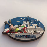 Santorini Greece Fridge Magnet 3D Resin