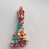 Flamenco Dancer Spain Barcelona Fridge Magnet 3D Resin