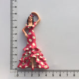 Flamenco Dancer Spain Barcelona Fridge Magnet 3D Resin