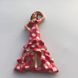 Flamenco Dancer Spain Barcelona Fridge Magnet 3D Resin