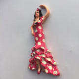 Flamenco Dancer Spain Barcelona Fridge Magnet 3D Resin