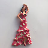 Flamenco Dancer Spain Barcelona Fridge Magnet 3D Resin