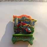 Malaysia Fridge Magnet 3D Resin