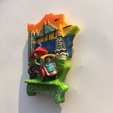 Malaysia Fridge Magnet 3D Resin