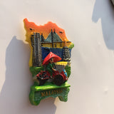 Malaysia Fridge Magnet 3D Resin