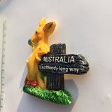 Kangaroo Australia Fridge Magnet 3D Resin