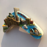 Melbourne Australia Fridge Magnet 3D Resin