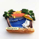 Saipan USA America Fridge Magnet 3D Resin